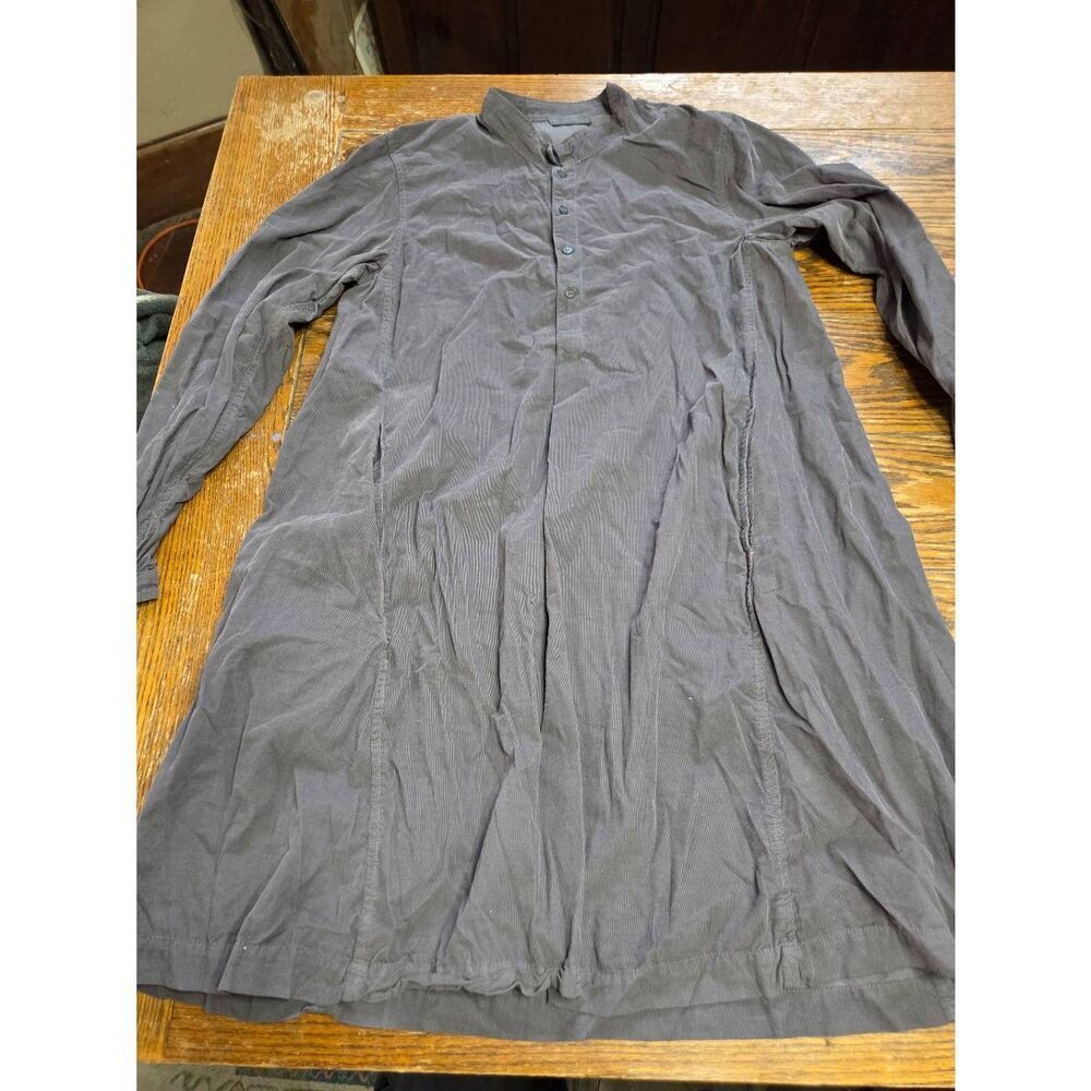 CP SHADES Jasmine Corduroy Shirt Dress in grey sz  Small
